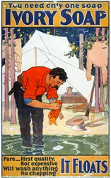 Publicité pour le savon Ivory, c.1898